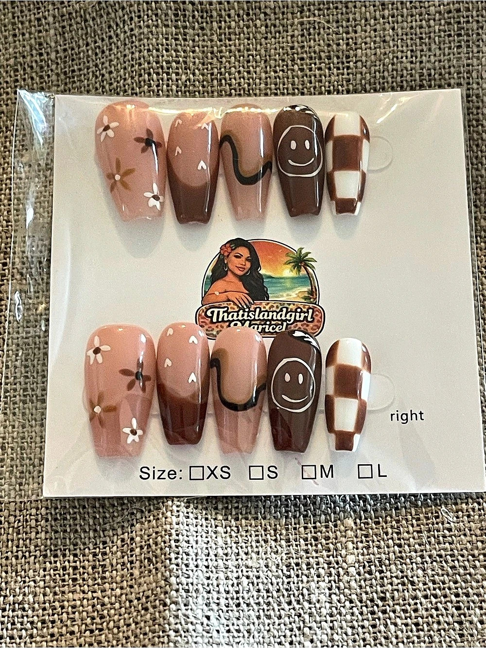 ThatIslandGirl Press-On Nails NWT